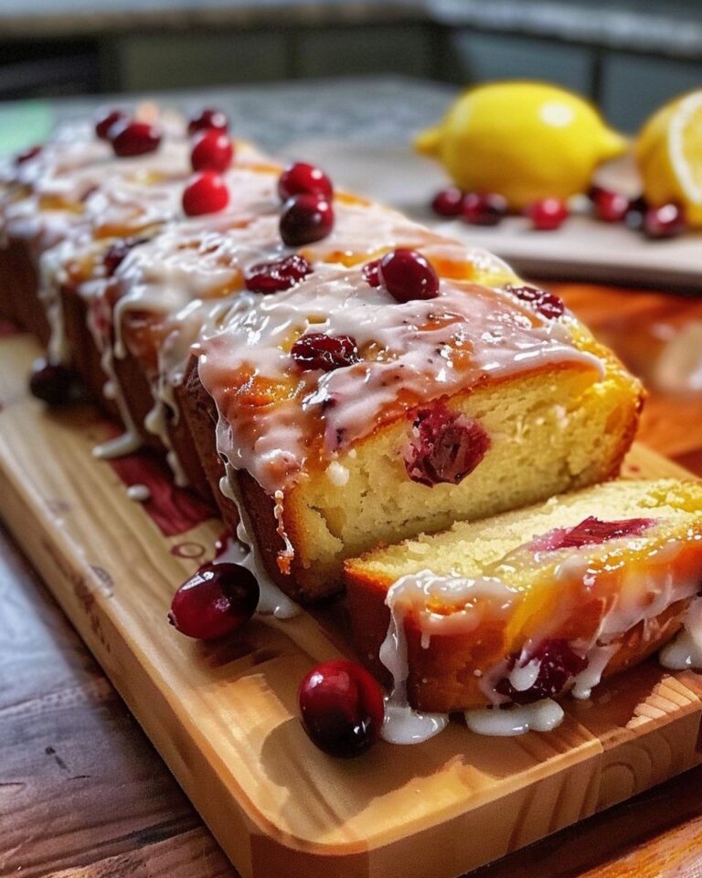 Pain aux Canneberges, Citron et son Glaçage