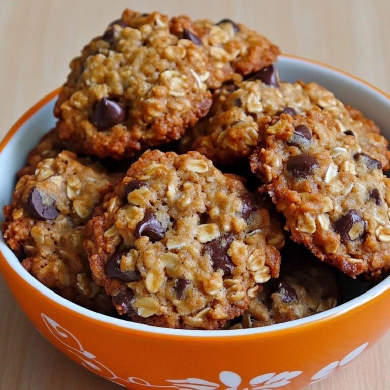 Oatmeal & Dark Chocolate Cookies