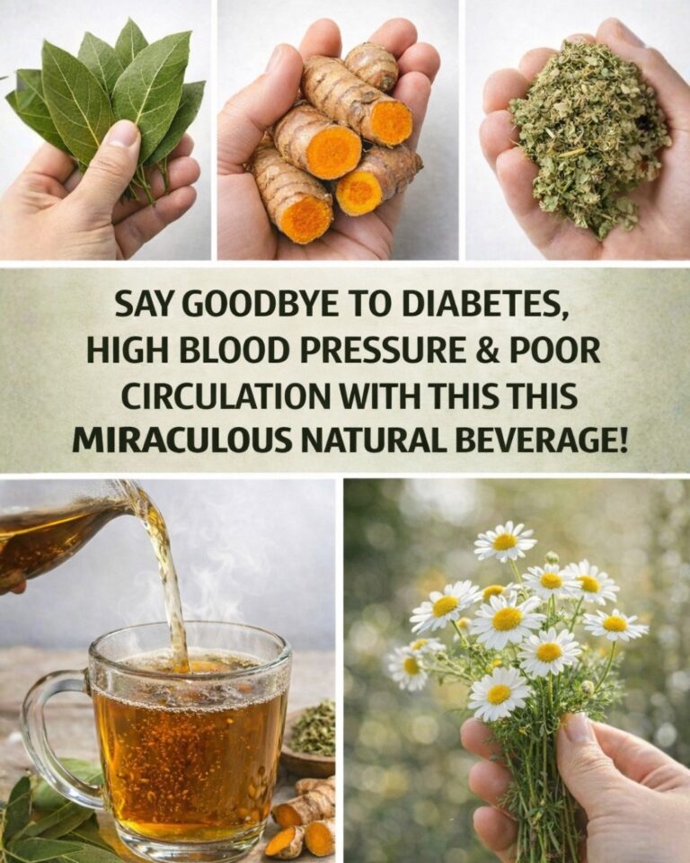 Natural Drink That Supports Blood Sugar, Blood Pressure, and Healthy Circulation