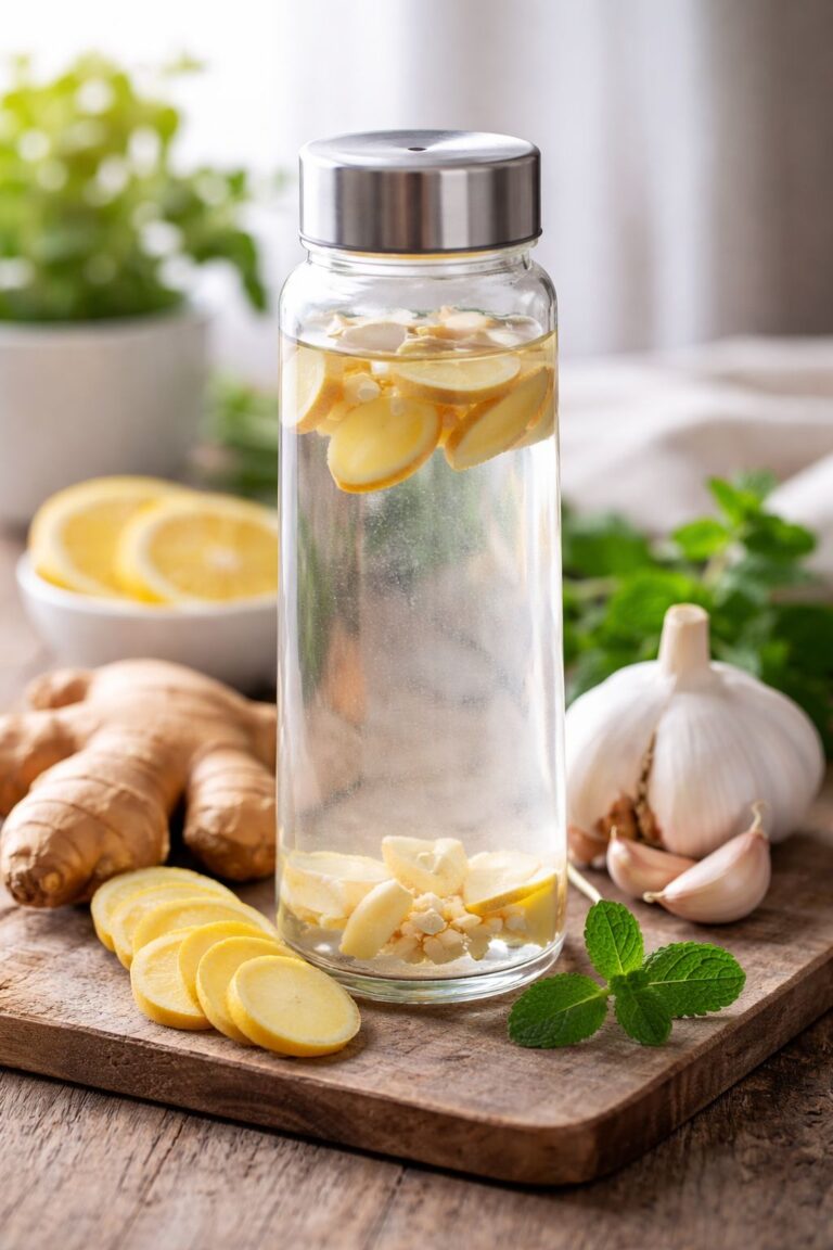 Garlic and Ginger Water: A Natural Boost for Blood Pressure and Overall Health