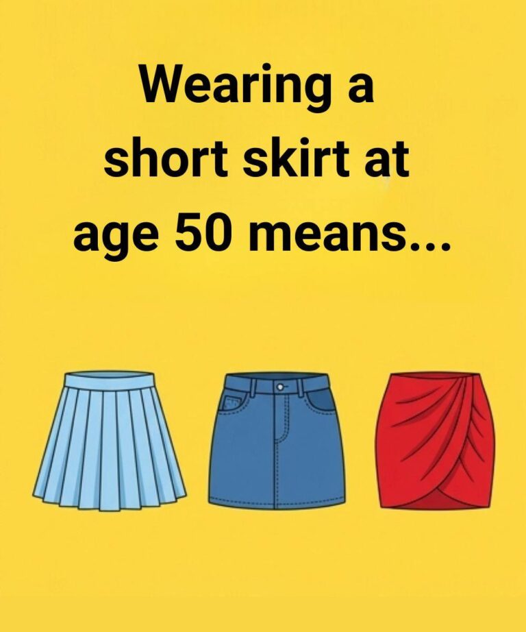 Wearing a Short Skirt at Age 50