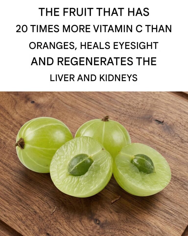 The fruit that has 20 times more vitamin C than oranges, heals eyesight and regenerates the liver and kidneys